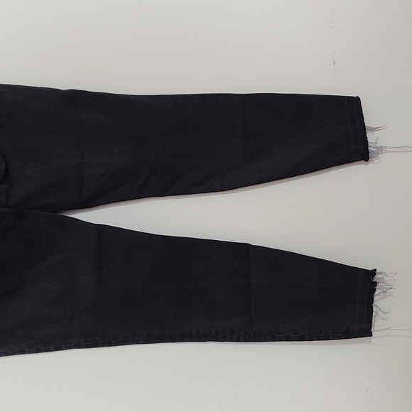 Spanx Vintage Desstressed Ankle Skinny Jeans Black Size M - Picture 6 of 8